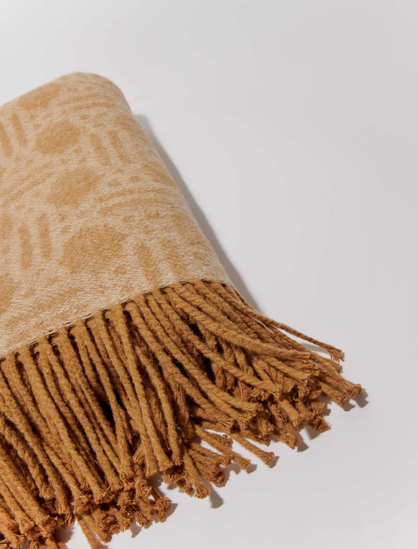 Poncho Clover de Maje-Beige