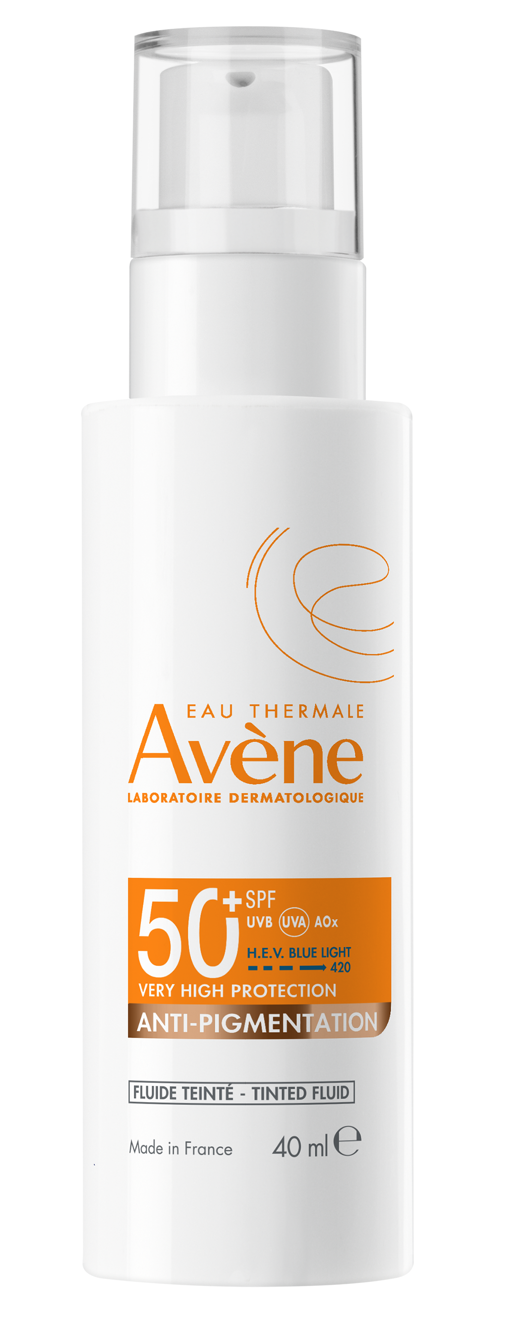 Dieninis apsauginis kremas nuo saulės nuo tamsių dėmių SPF50 su spalva Apsauga nuo saulės vaistinėje