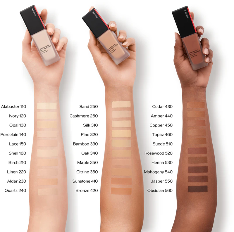 Shiseido Synchro Skin Self-Refreshing Foundation Advanced Long-Lasting Foundation SPF 30