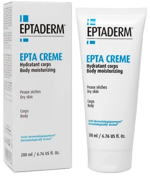 EPTADERM Crème hydratante pour le corps Eptaderm 200 ml Effet adoucissant et hydratant