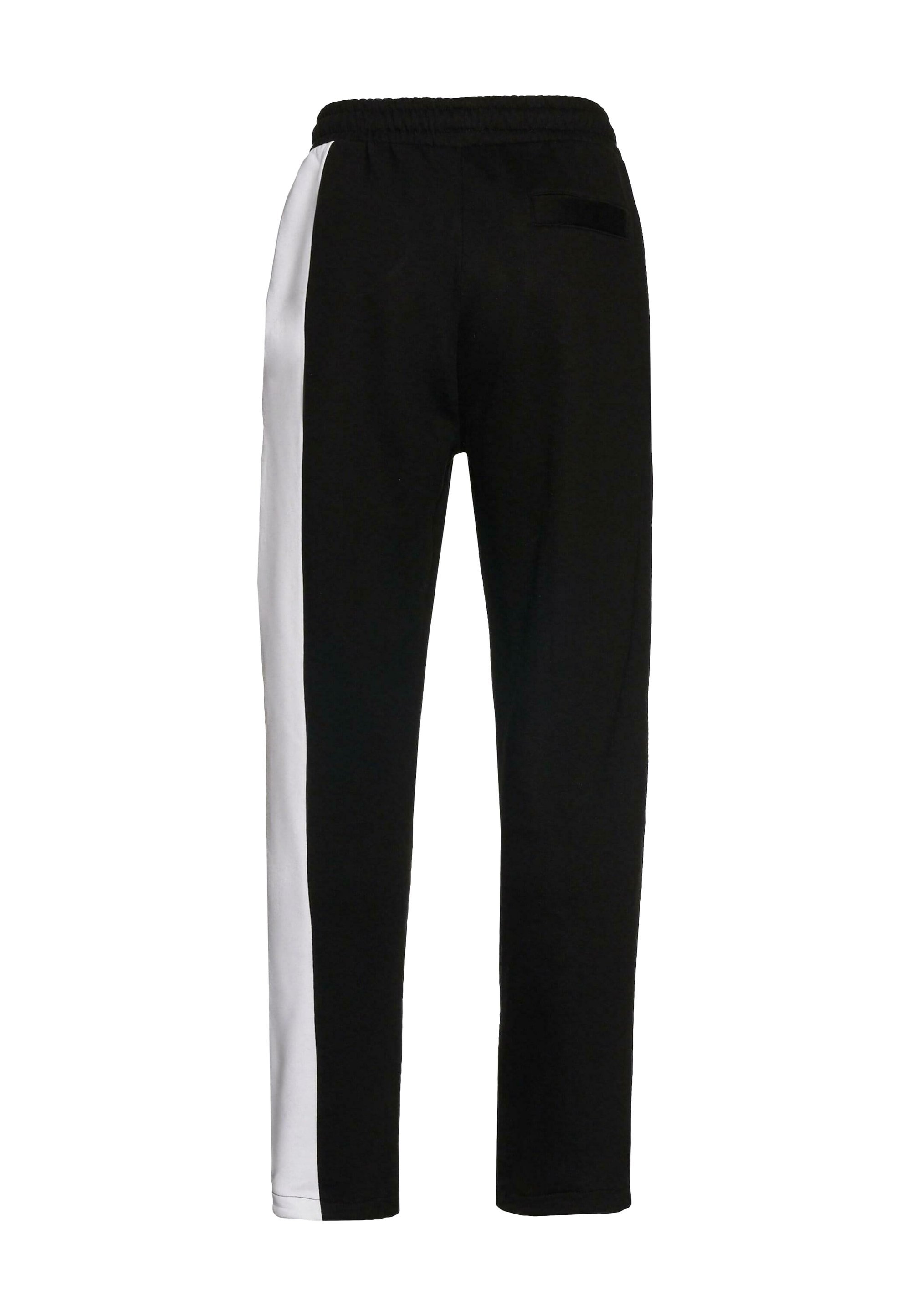 ecko unltd. SPLIT - Pantaloni della tuta - nero bianco
