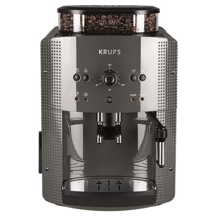 KRUPS EA810B70 Essential Bean-to-Cup Coffee Machine - Integrated Grinder - 15 Bars - Black