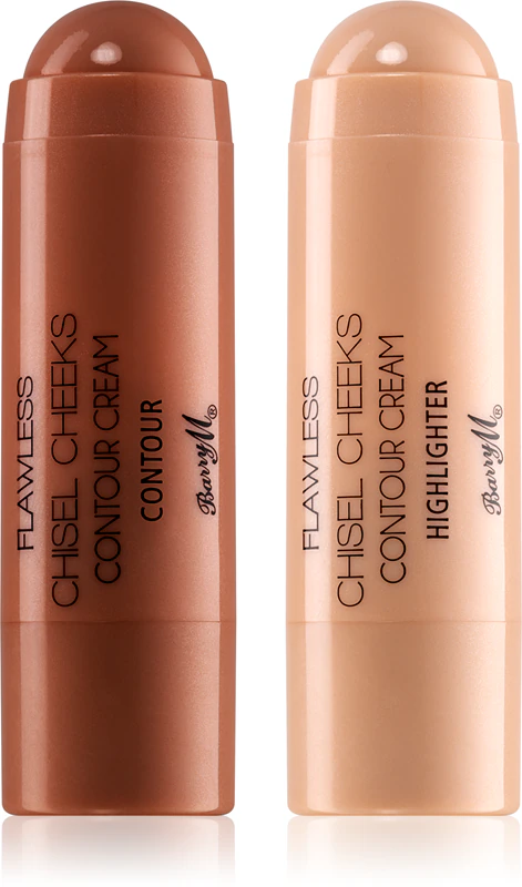 Barry M Chisel Cheeks krémový bronzer a rozjasňovač v tyčince