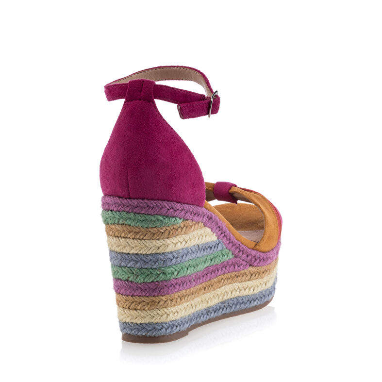 Dámské růžové espadrilky s lanovou podrážkou