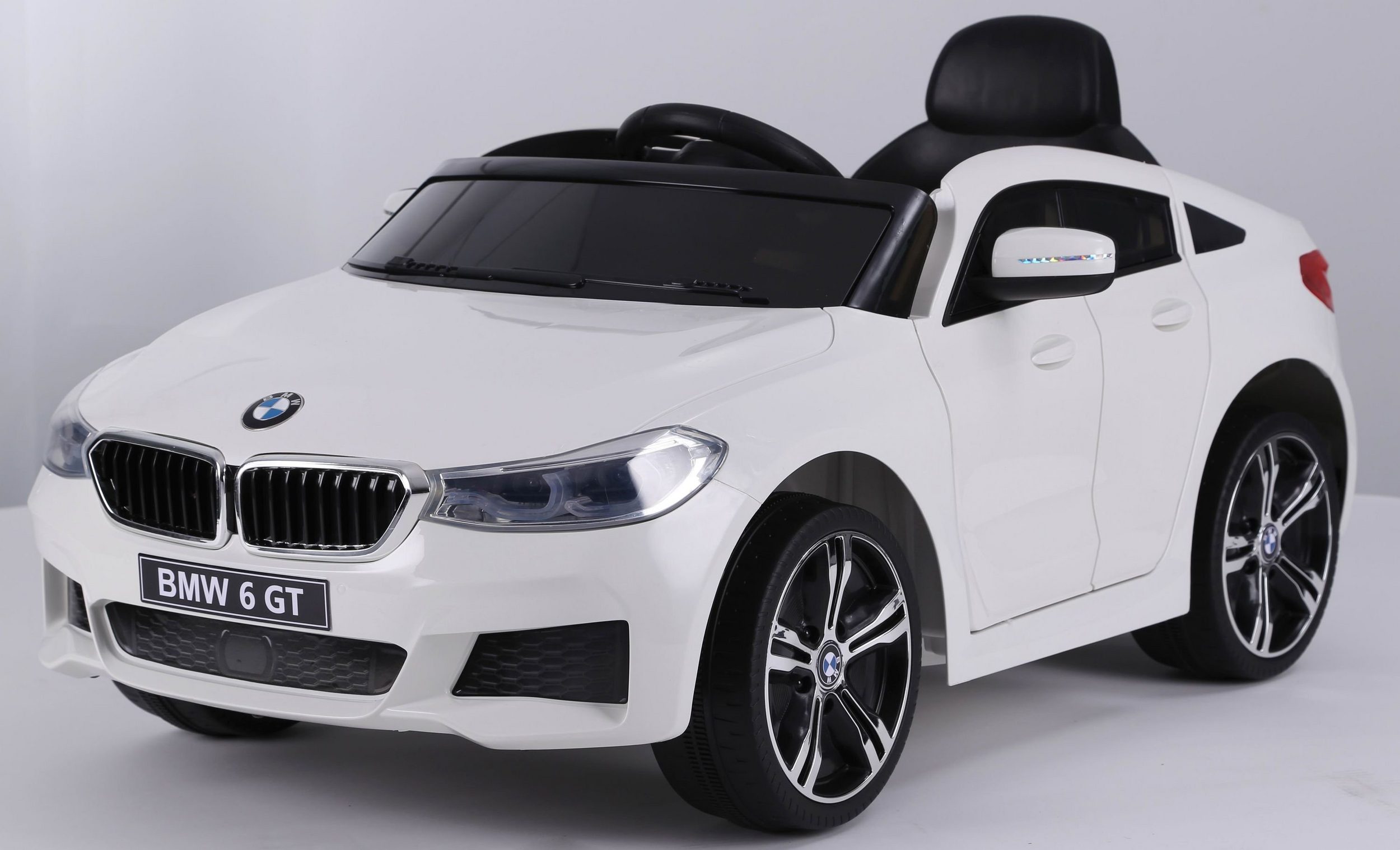 Sklep z zabawkami elektryczny samochód dziecięcy elektryczny samochód dziecięcy samochód dziecięcy BMW Seria 6 GT FB Samochód dziecięcy USB, ładowność 35 kg, złącze AUX/USB, klakson MP3 i dźwięk silnika na kierownicy, sterowanie zdalne