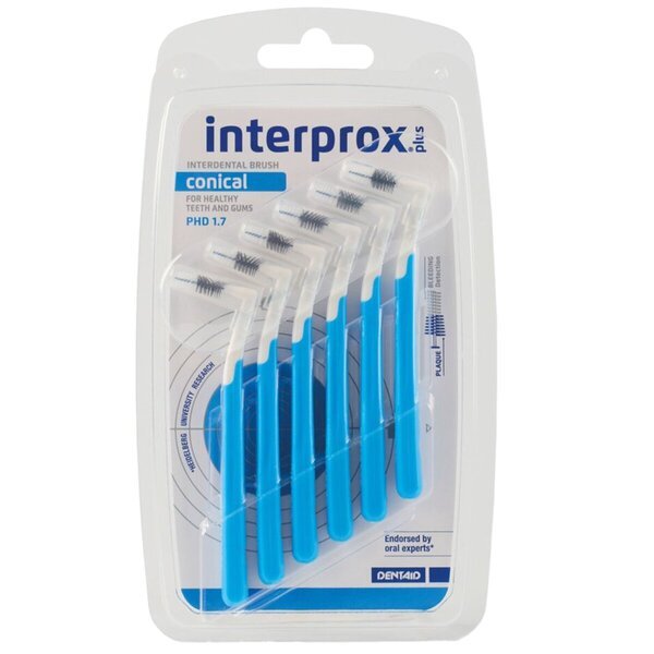 Interprox Plus konusne interdentalne četkice 1.7 plave, 6 komada