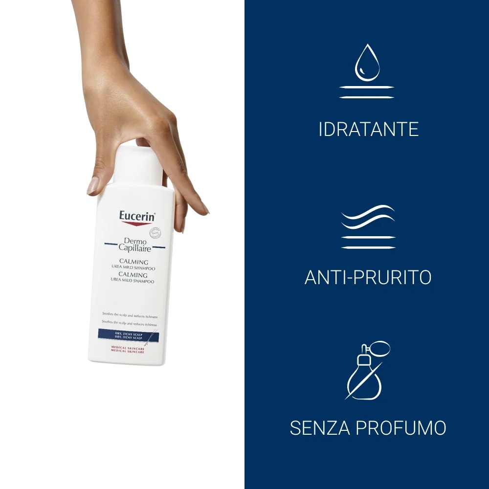 EUCERIN Eucerin DermoCapillaire Shampooing Apaisant 250 ml Cuir chevelu sec et irrité