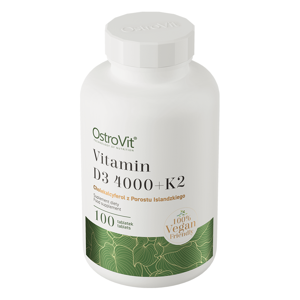 OstroVit Vitamin D3 4000 IU + K2 VEGE