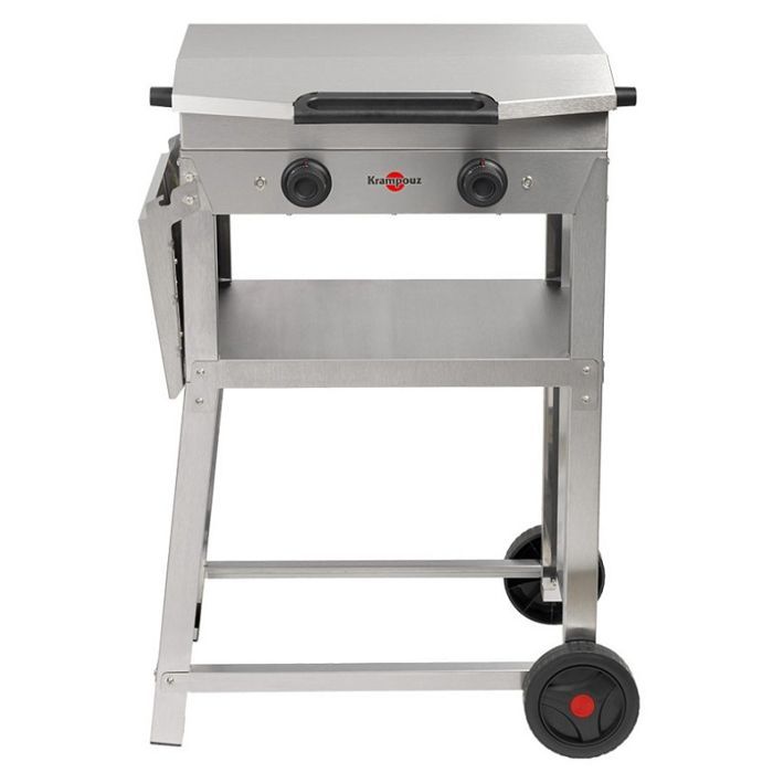 Krampouz Kombi electric griddle on a trolley