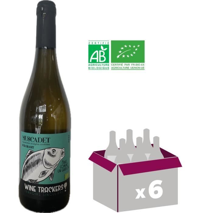 Fresco como un Gardon 2022 Muscadet-Sèvre-et-Maine - Vino Blanco del Loira x6