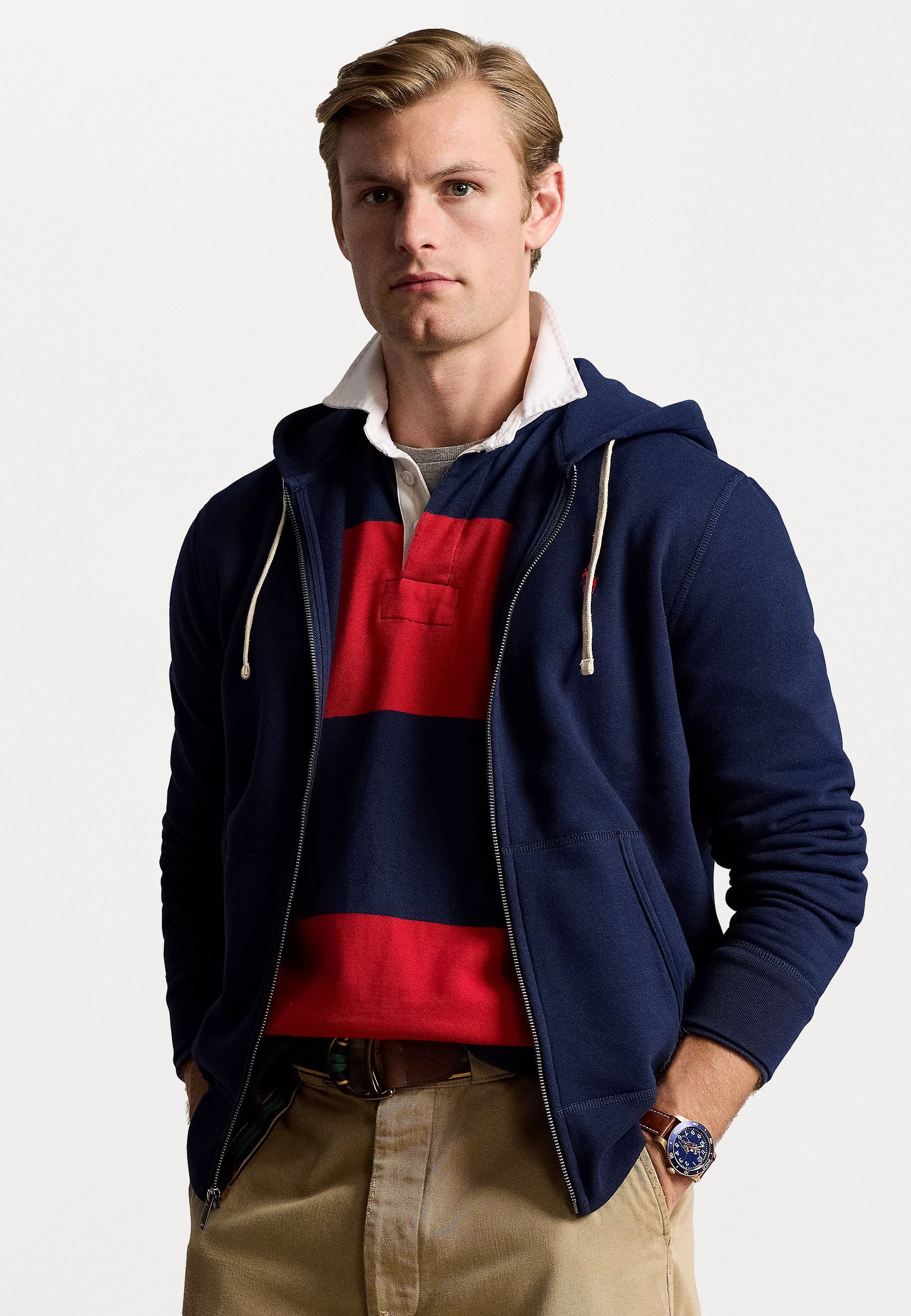 Polo Ralph Lauren THE RL FLEECE HOODIE - Sweatshirt met rits - marineblauw