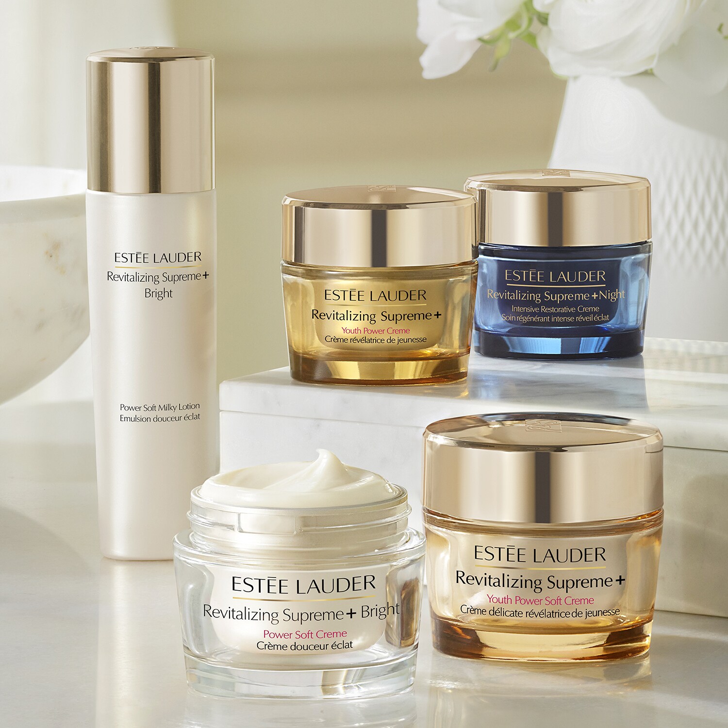 Revitaliserende Supreme + Verhelderende Melklotion - Gezichtscrème