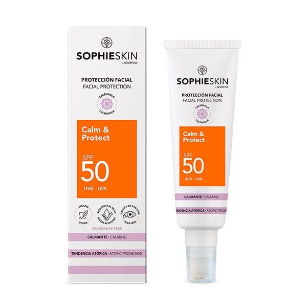 Védő arcápoló nyugtató és védő SPF50| 50ML