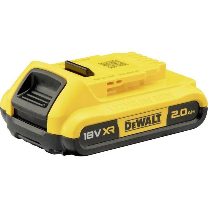 DEWALT 18V 2Ah XR Li-Ion Battery - Mains powered - LED charge indicator - 33% more runtime