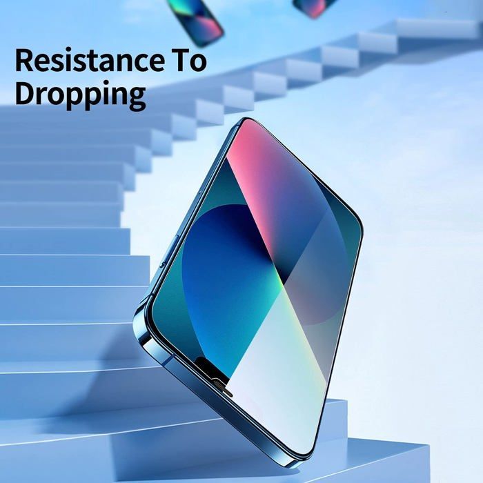 Lot de 3, Verre Trempé pour iPhone 14, iPhone 13, iPhone 13 Pro (6,1 Pouces), Film Protection écran -sans Bulles d'air