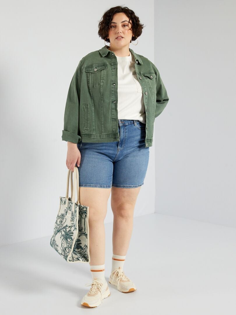 Camiseta de crochê com bolso - BRANCA