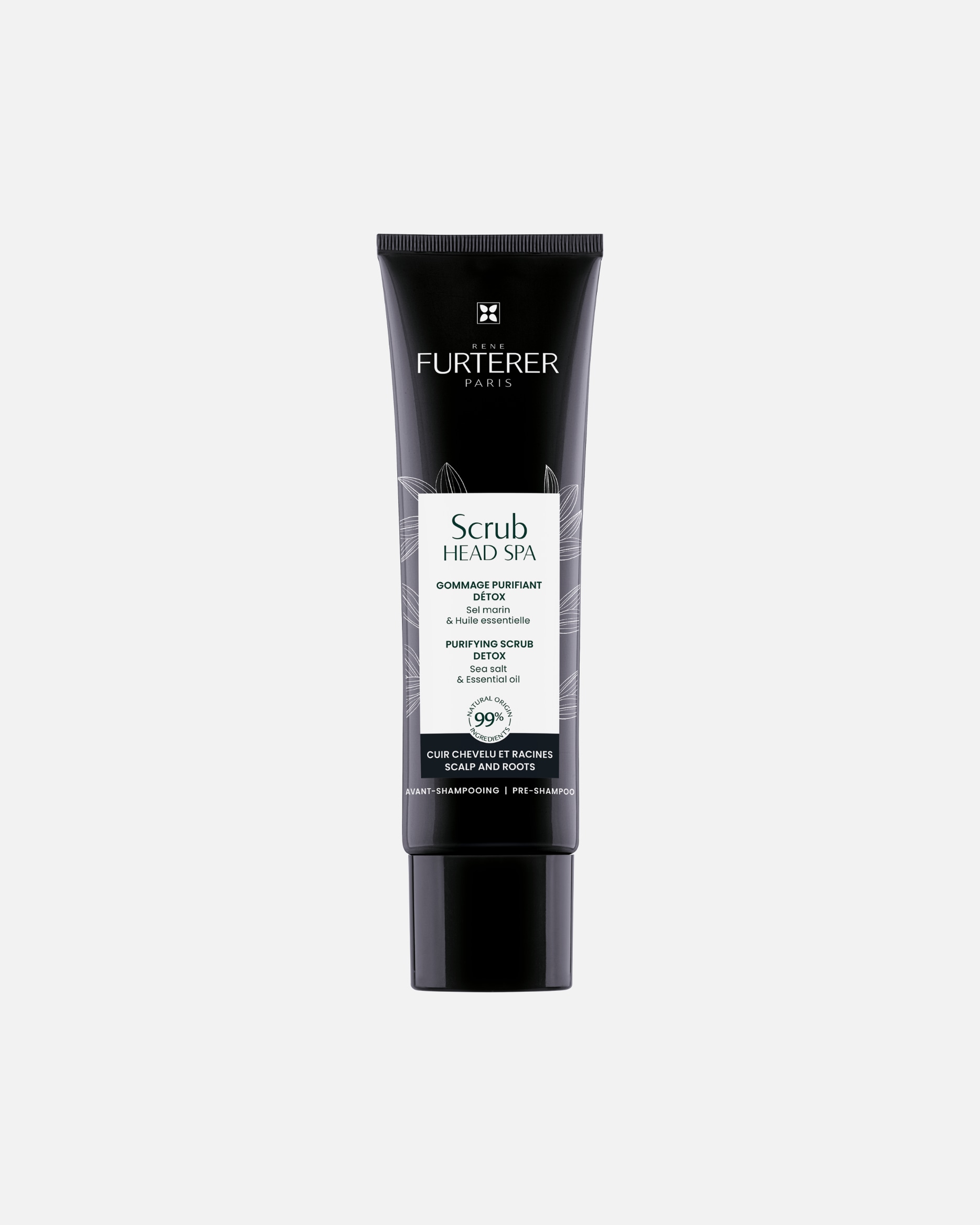 Gommage pour le cuir chevelu René Furterer, gommage nettoyant et détoxifiant – 150 ml