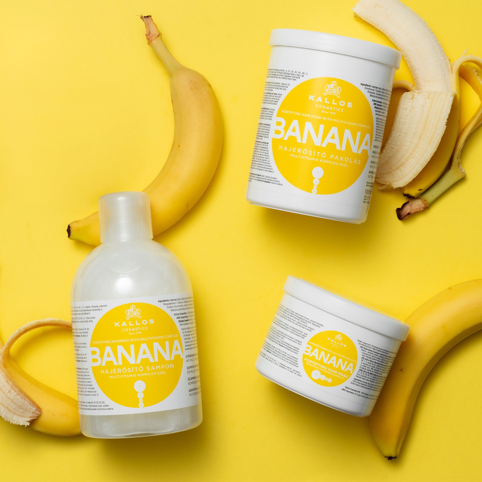 Maska za kosu s ekstraktom banane Maske za kosu