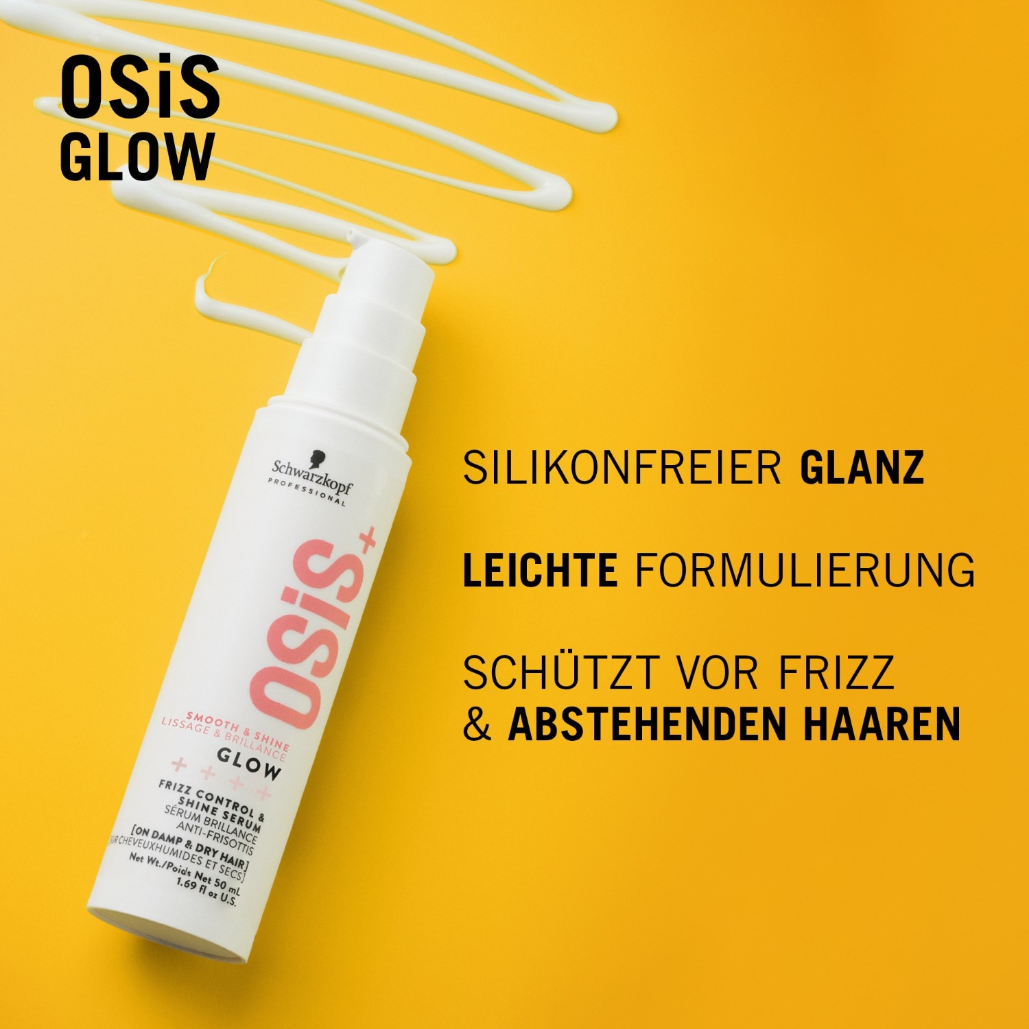 Schwarzkopf Professional Haircreme OSiS+ Smooth & Shine Glow -hiusvoide 50 ml