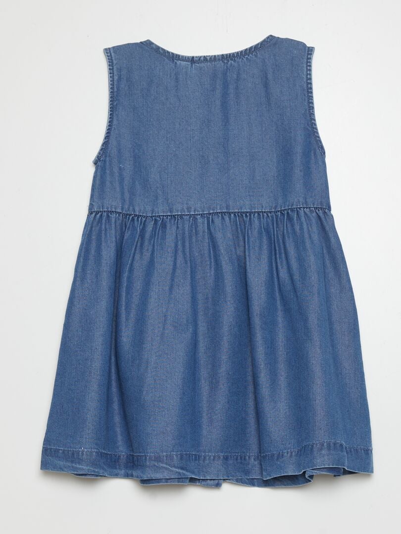 Mouwloze jurk - BLAUW