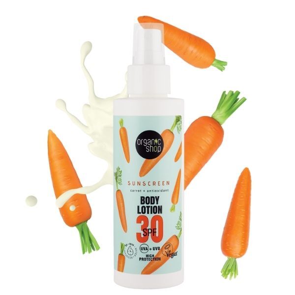 Lozione corpo con protezione solare Organic Shop 30 SPF 150ml
