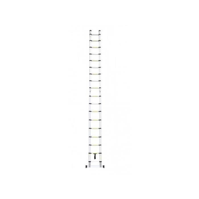 5.60m multi-function telescopic aluminum ladder, 18 rungs