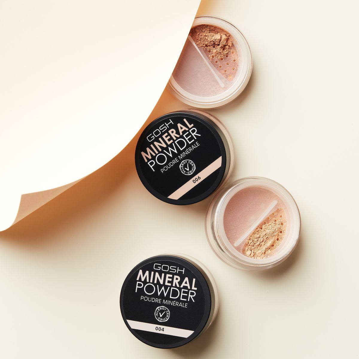 Pudră de față liberă Gosh naturală 004 8g Pudră minerală