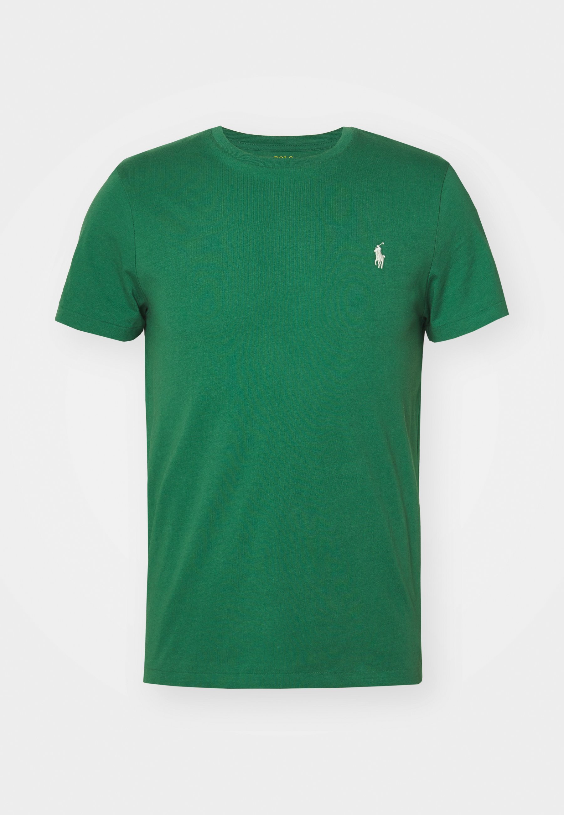Polo Ralph Lauren T-shirt col rond coupe slim en jersey personnalisé - T-shirt basique - vert antique