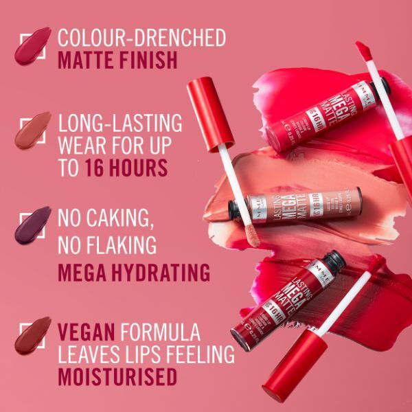 Labial Rimmel Lasting Mega Matte 200 Pink Blink