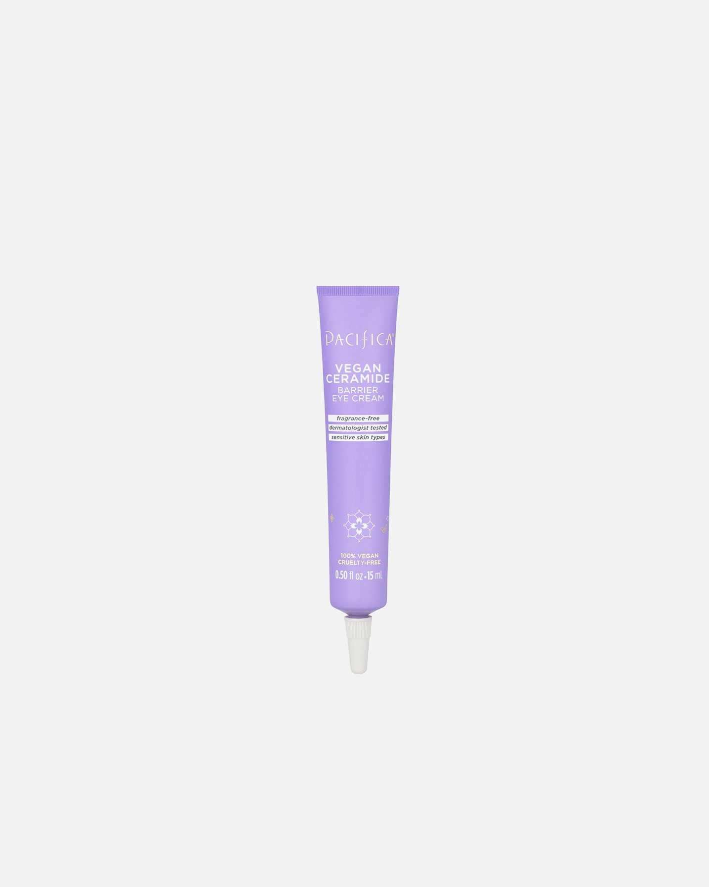 Crema para el contorno de ojos Pacifica, crema vegana con ceramidas – 15 ml