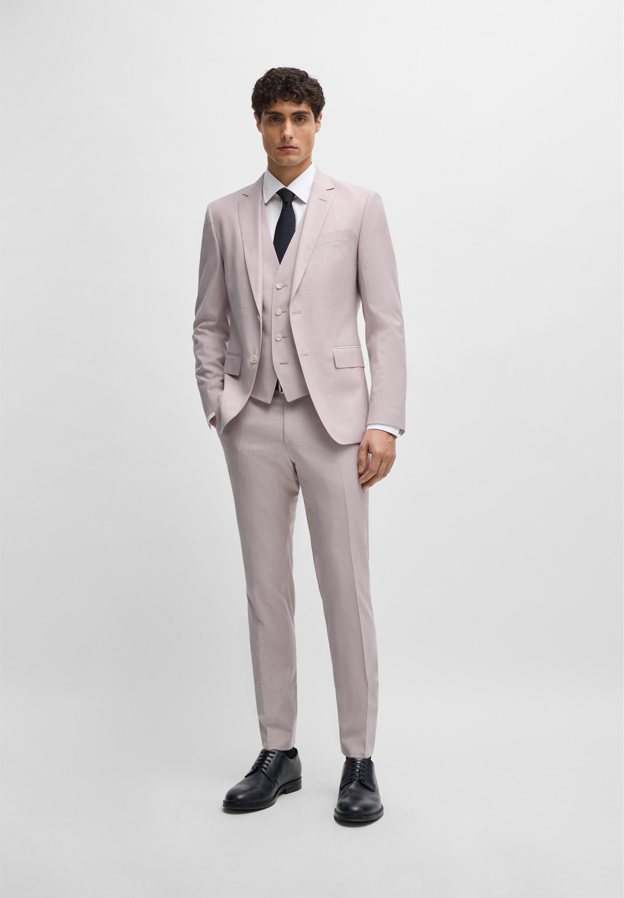 Chemise habillée BOSS H-HANK - blanche