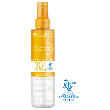 „Bioderma Photoderm Eau Solaire Bron SPF30“ apsauginis vanduo nuo saulės, 200 ml