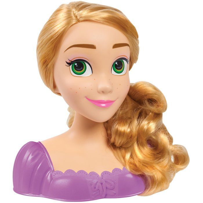 Cabeza para peinar - Princesa Disney - Rapunzel - 6 accesorios - Para mayores de 3 años