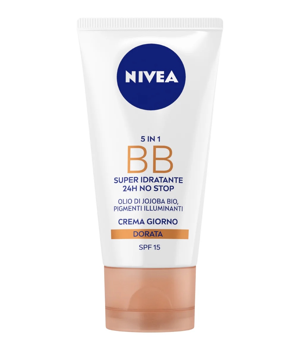 NIVEA Essentials BB Hydraterende en Egaliserende Crème SPF 15 Gouden Verhelderende en Beschermende Crème
