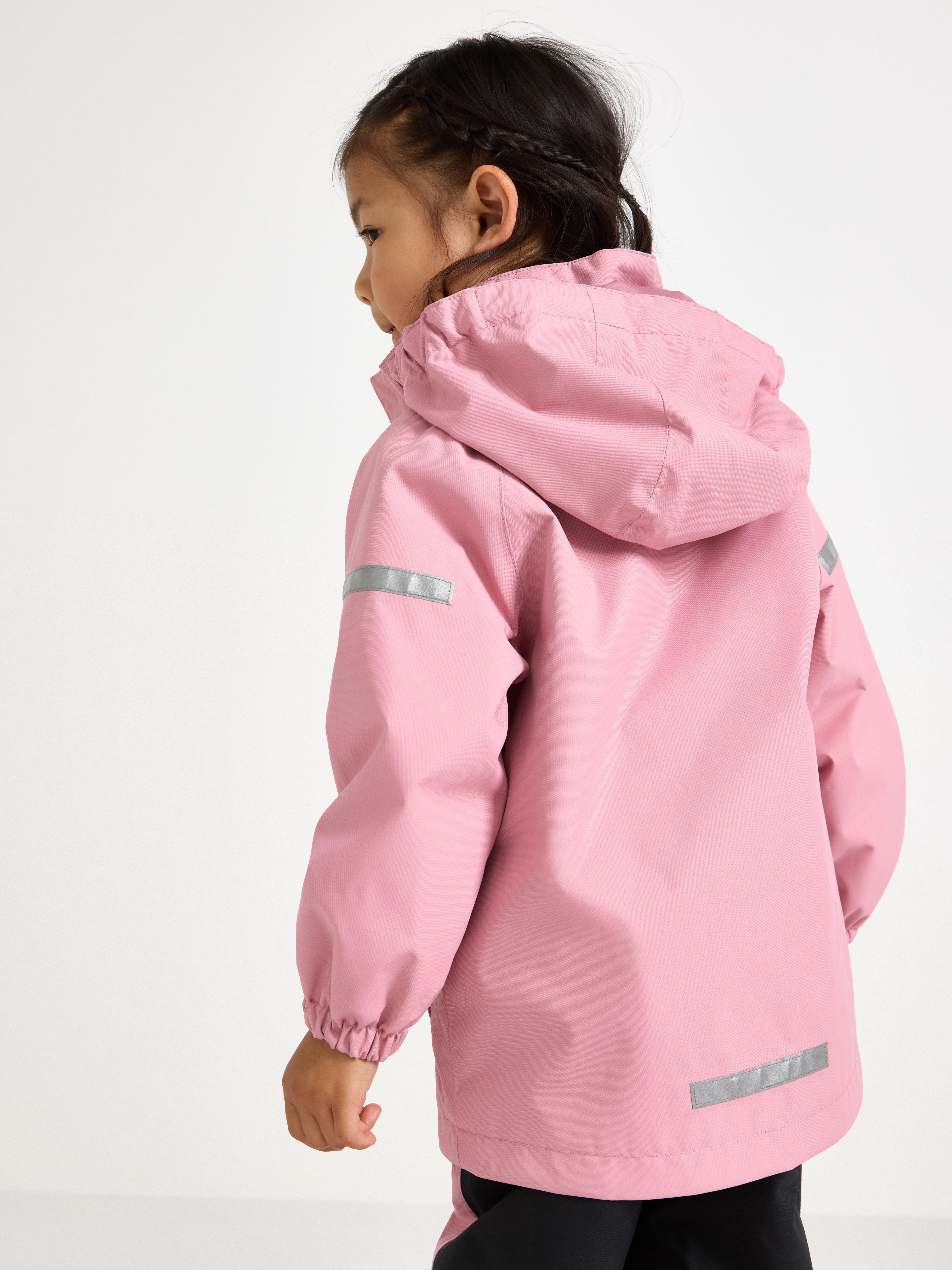 Nepromokavá shellová bunda Dark Dusty Pink