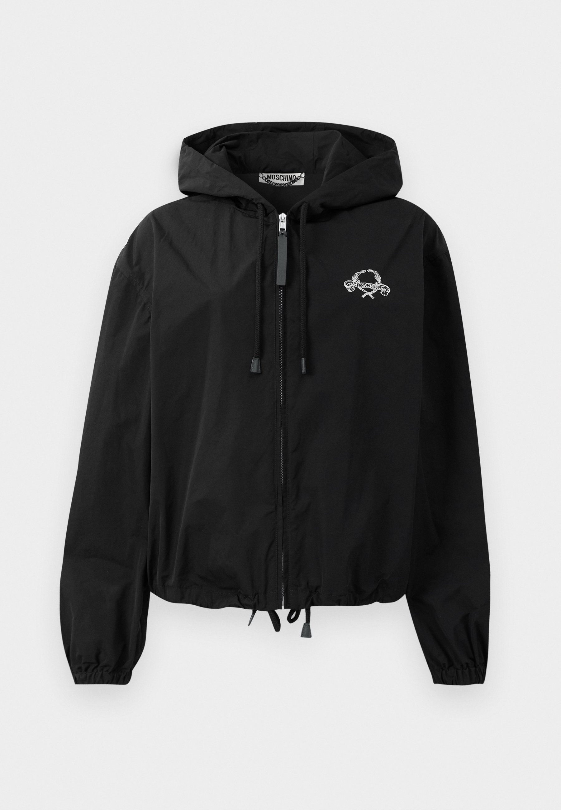 GIACCA LUNGA IN CLOTH MOSCHINO - Giacca estiva - nera