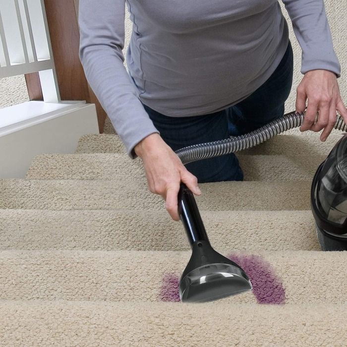 Escova de limpeza profunda INF de 15 cm para Bissell - Acessório de limpeza específico - Preta