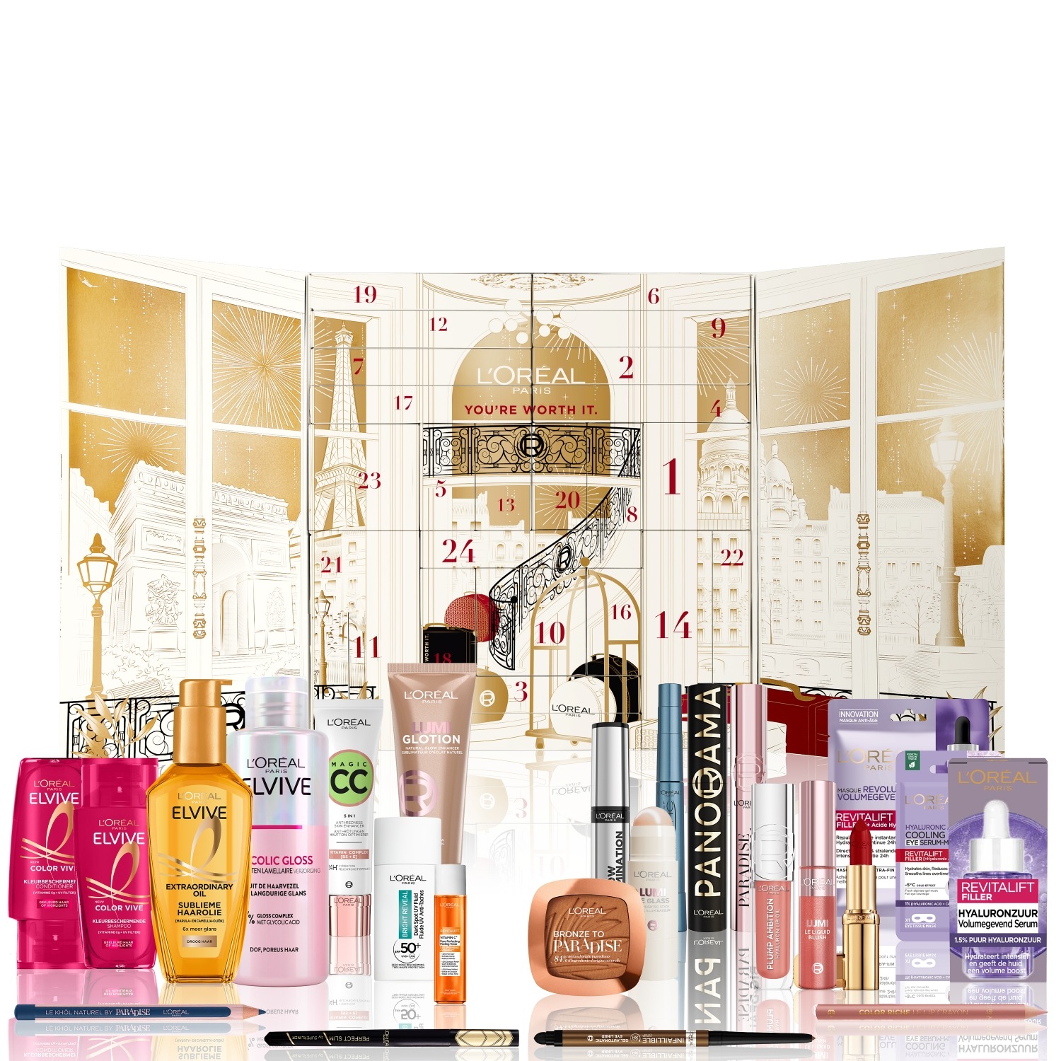 Adventný kalendár L'Oréal Paris 2025 - 1 kus