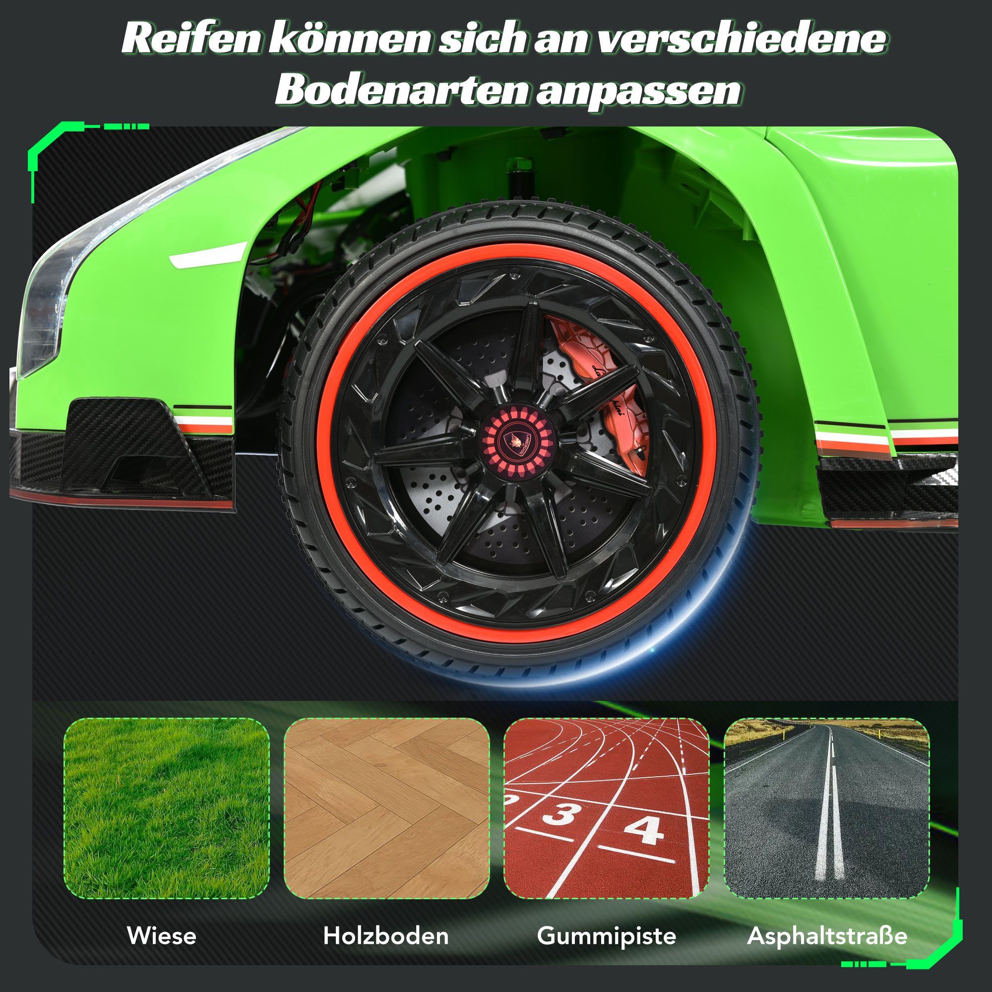 Samochód elektryczny dla dzieci REDOM LAMBORGHINI VENENO, 2 silniki, Bluetooth, podwójne drzwi, 3 prędkości, muzyka MP3, odpowiedni dla dzieci w wieku 3 lat i starszych