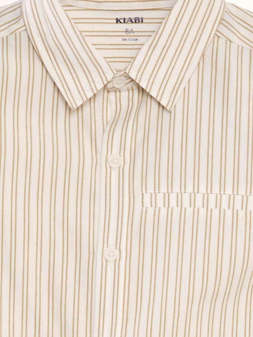 Camisa de manga curta - MARROM