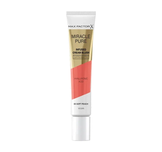 Max Factor Miracle Pure kremowy róż do policzków 06 Soft Peach 15 ml