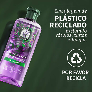 Herbal Essences Shampoo Kontrollerer Frizz Lavendelduft Avslappende og Utglattende Frizz Shampoo 350 ml 350 ml