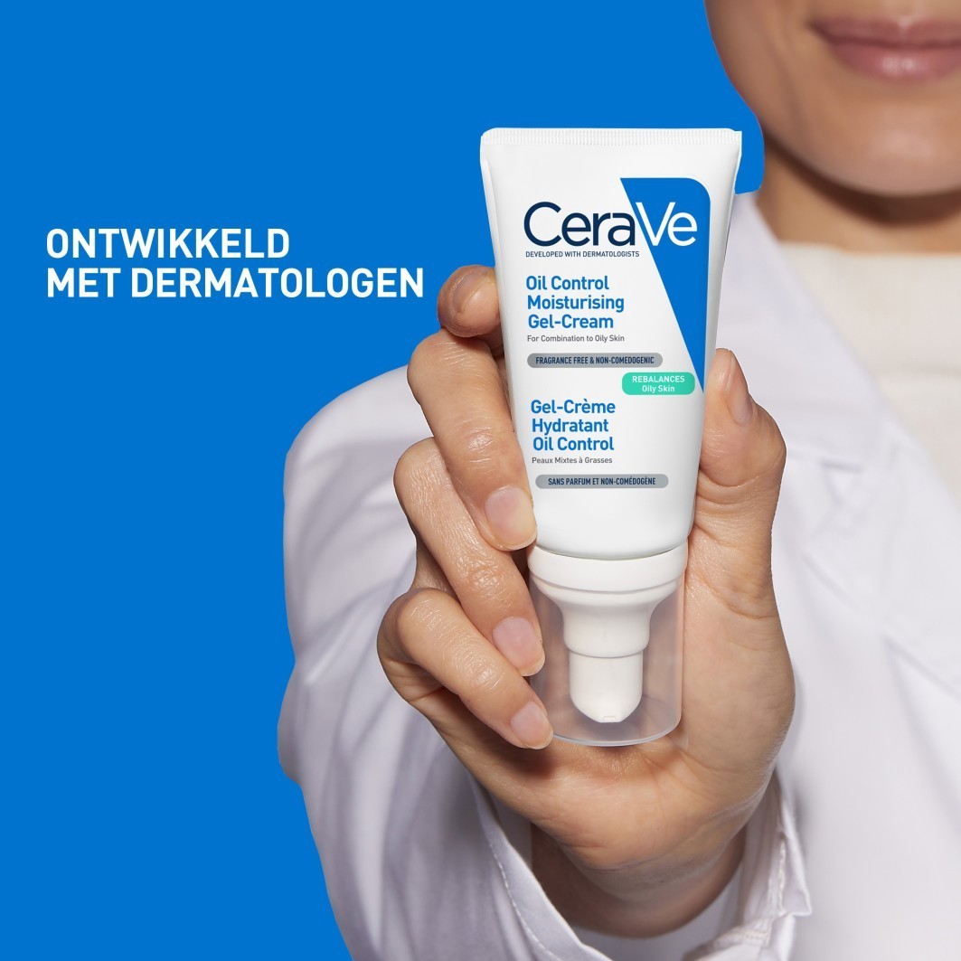 CeraVe krema za obraz, vlažilni gel-krema za uravnavanje olja - 52 ml