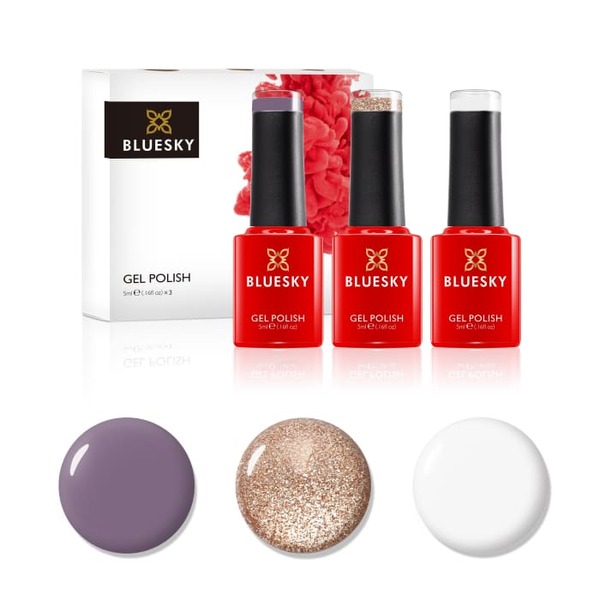 Bluesky Mini Trio Set Podzimní fialová - 5ml