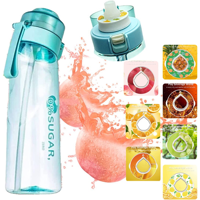 New 650ML Water Bottle Scent Up Water Cup Air Flavored Sports Water Bottle Suitable For Outdoor Sports Fitness Fashion Water Cup