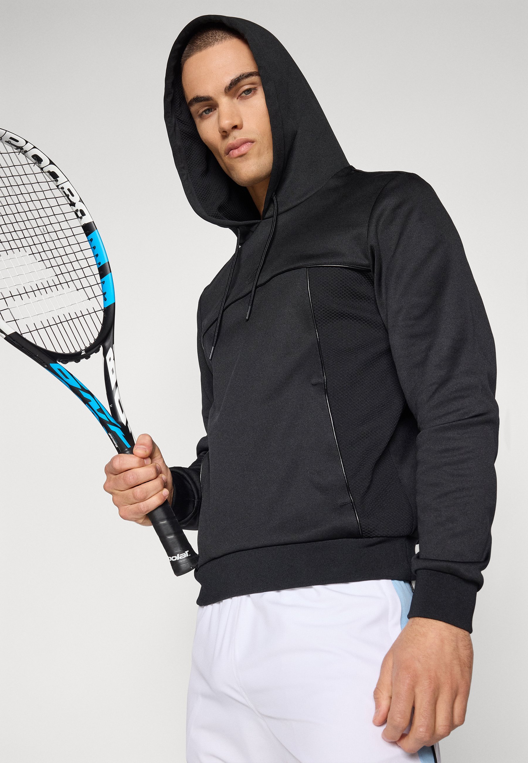 Sergio Tacchini DERIVA HOODIE TRACKTOP - Hoodie - zwart