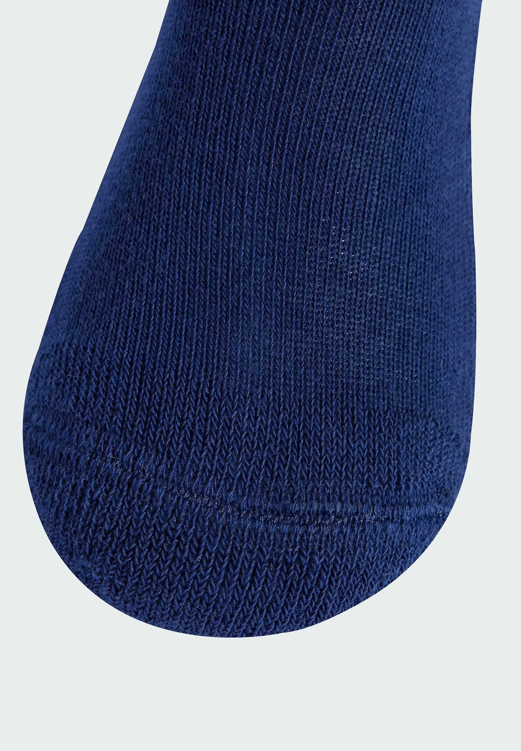 adidas Performance Lot de 5 chaussettes de sport unisexes - bleu foncé, bleu roi, bleu fluo, gris chiné