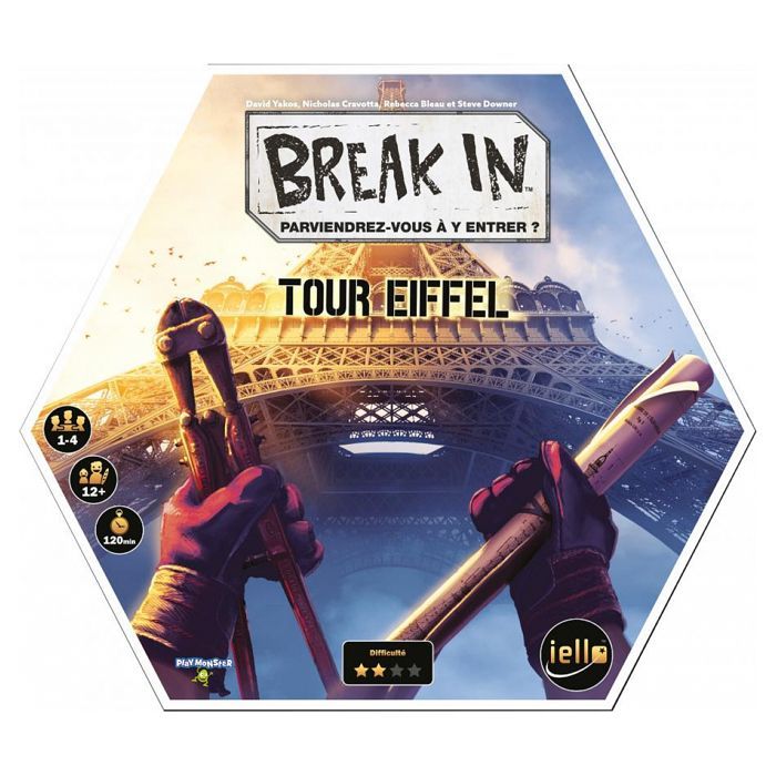 Jeu d escape game Iello Break In Tour Eiffel