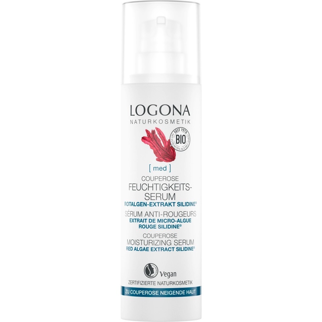 Logona Siero Idratante Med con Estratto di Alghe Rosse da Couperose SILIDINE® - 30 ml