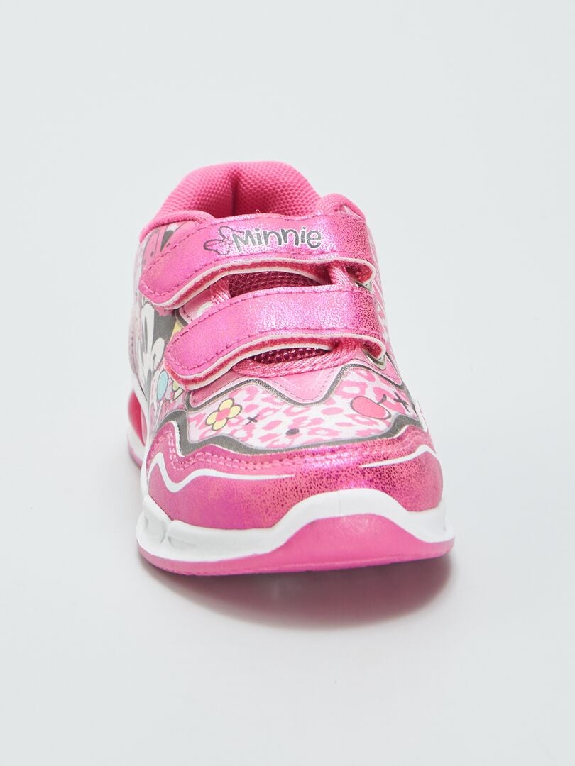 Lichtgevende 'Minnie' sneakers - fuchsia